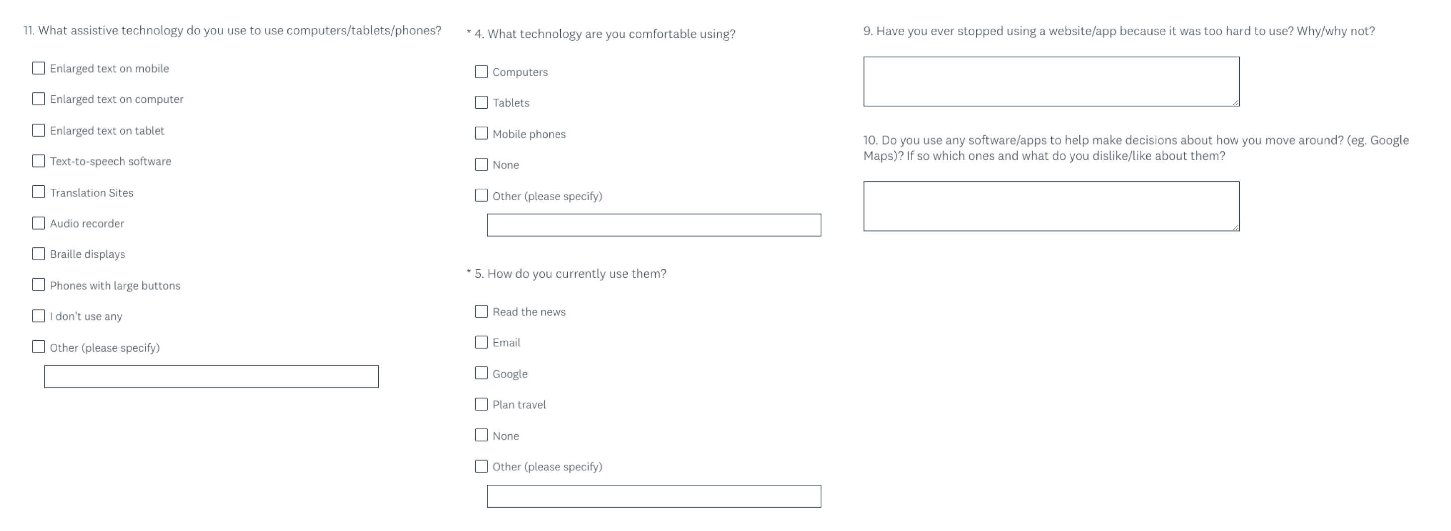 Survey Monkey survey